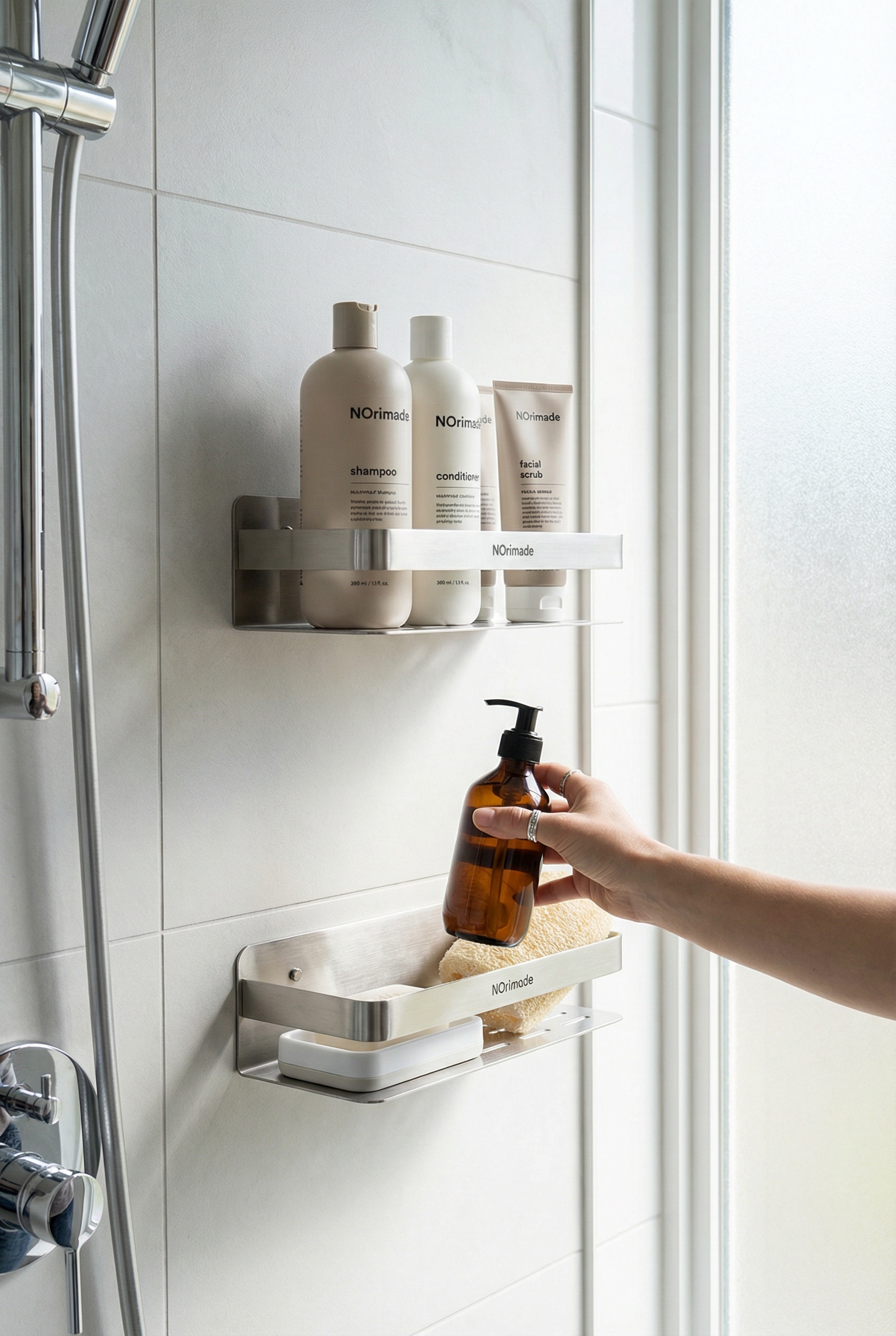 Adhesive Shower Caddy Organizer